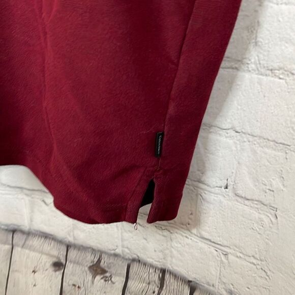 Calvin Klein Men’s Red Short Sleeved Polo Shirt size large - Picture 2 of 5